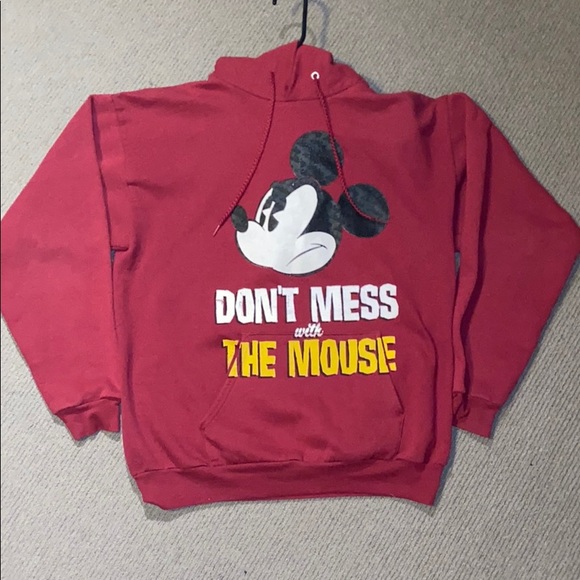 Other - Mickey “Don’t Mess With Mouse” pullover hoodie